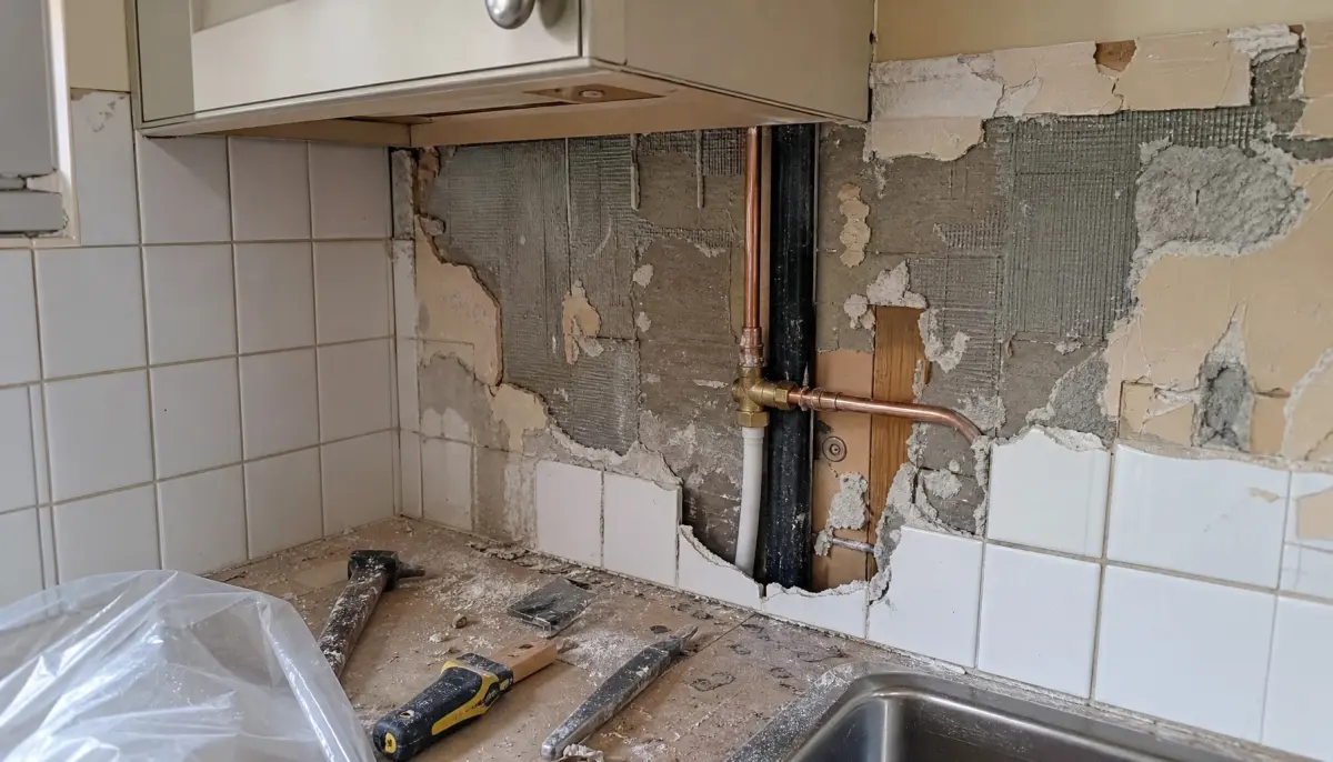 Cocina en obra